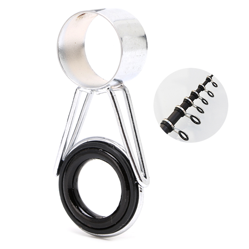 Fishing Rod Guide Replacement - 7Pcs Telescopic Fishing Rod Guides Top