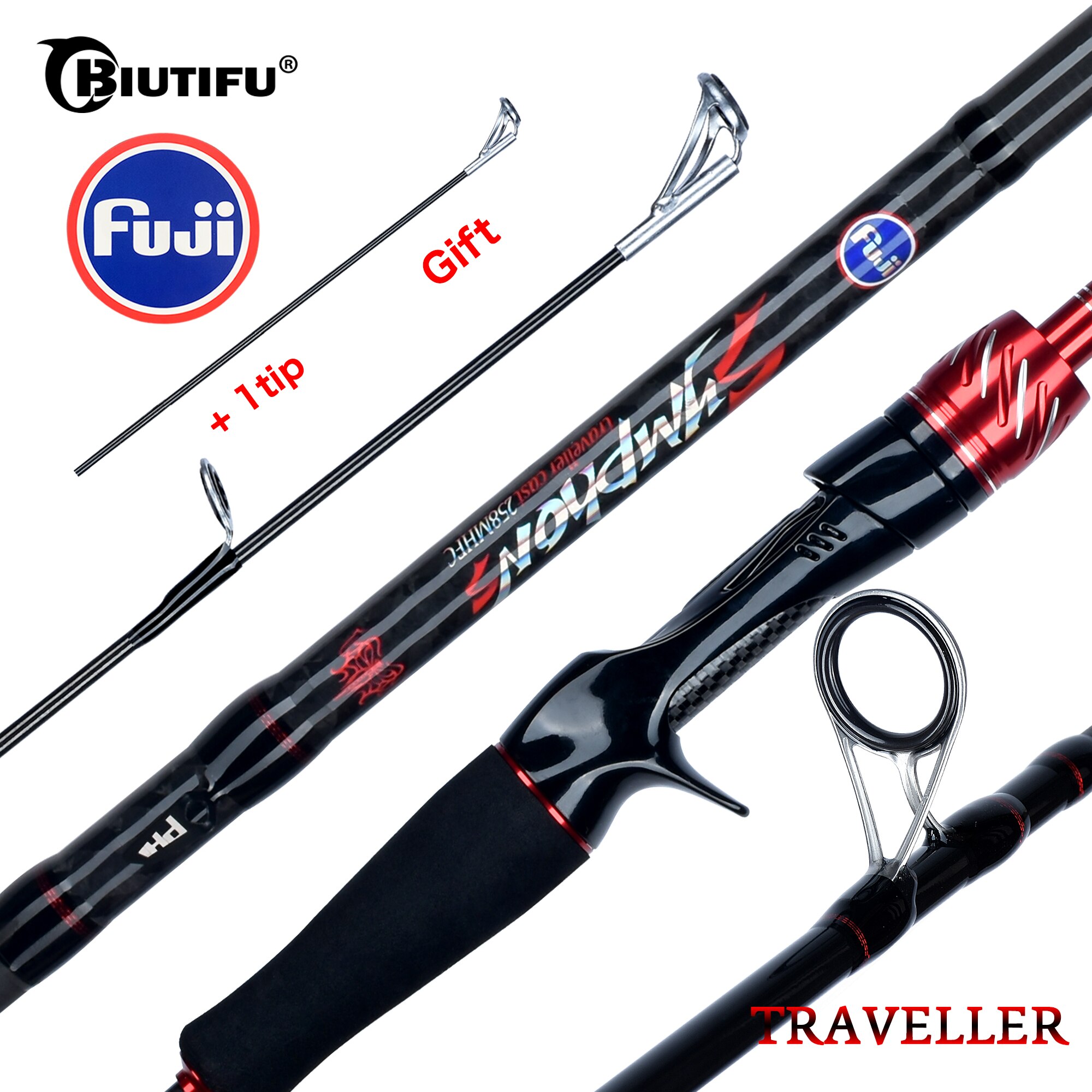 BIUTIFU Traveller Spinning Cas - Fishing Rod Surf 리뷰 및 가격