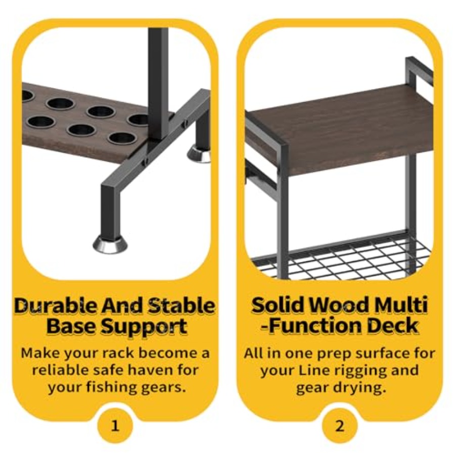 Fishing Rod Holder for Ground  - Fishing Rod Rack 리뷰 및 가격