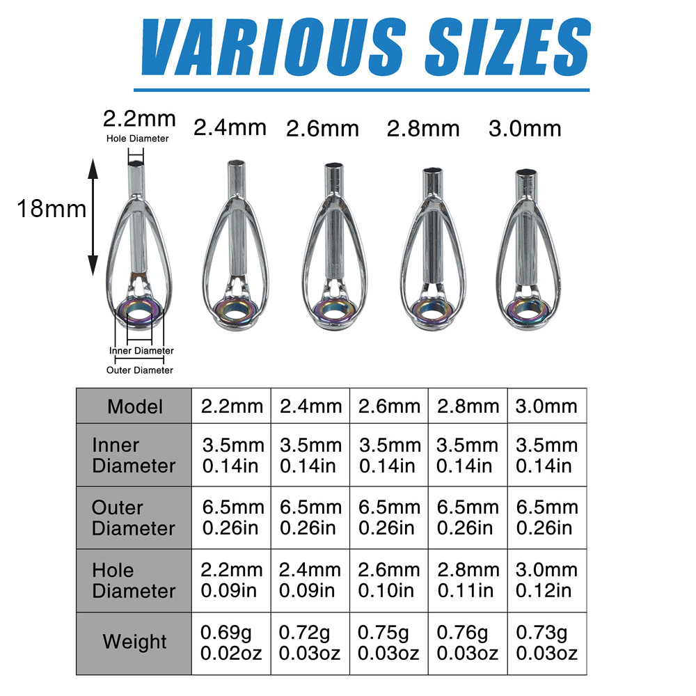 50/100PCS Fishing Rod Tips Rep - Fishing Rod Tip Replacement 리뷰 및 가격