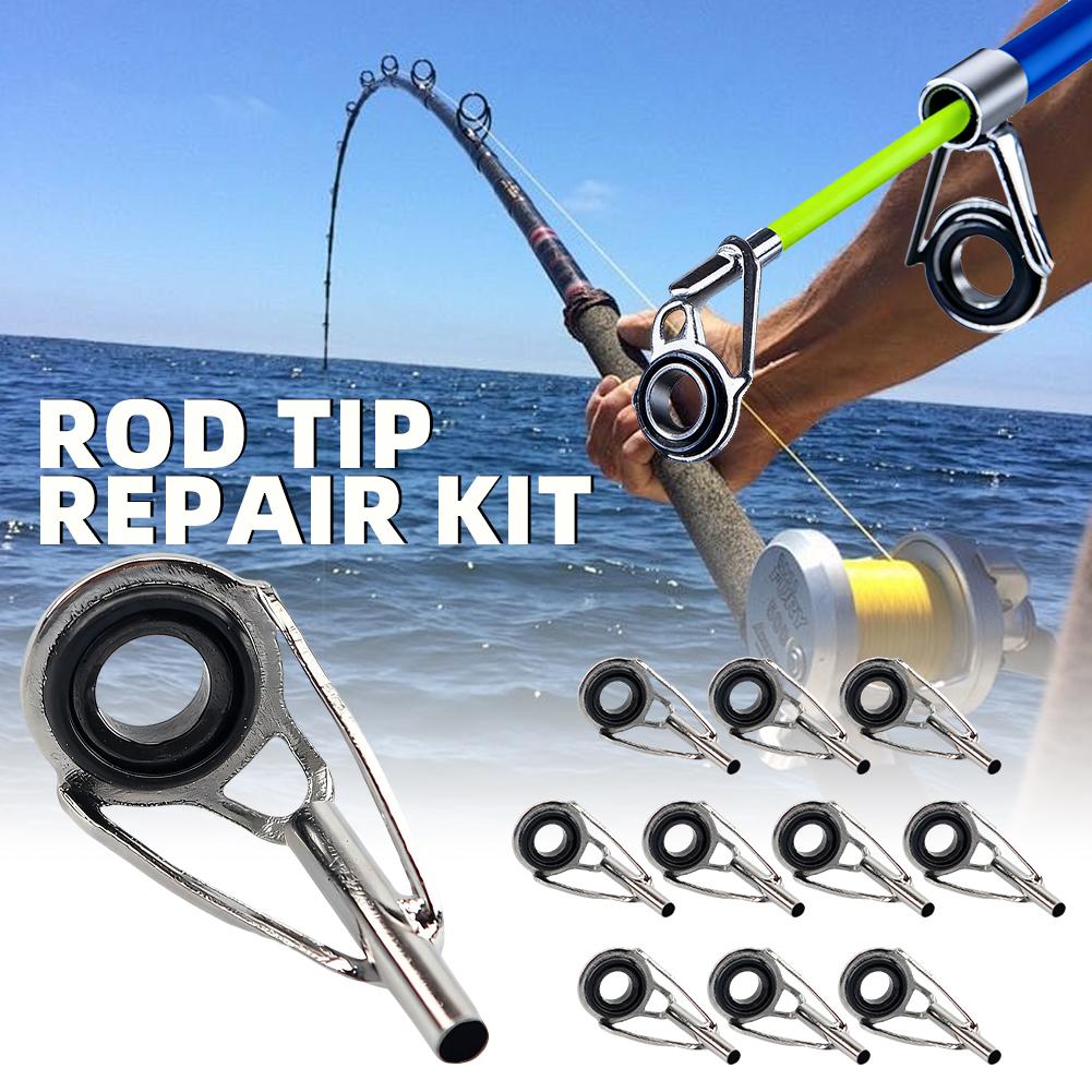 Rod Tip Repair Kit 10pcs Fishi - Fishing Rod Guide Replacement 리뷰 및 가격