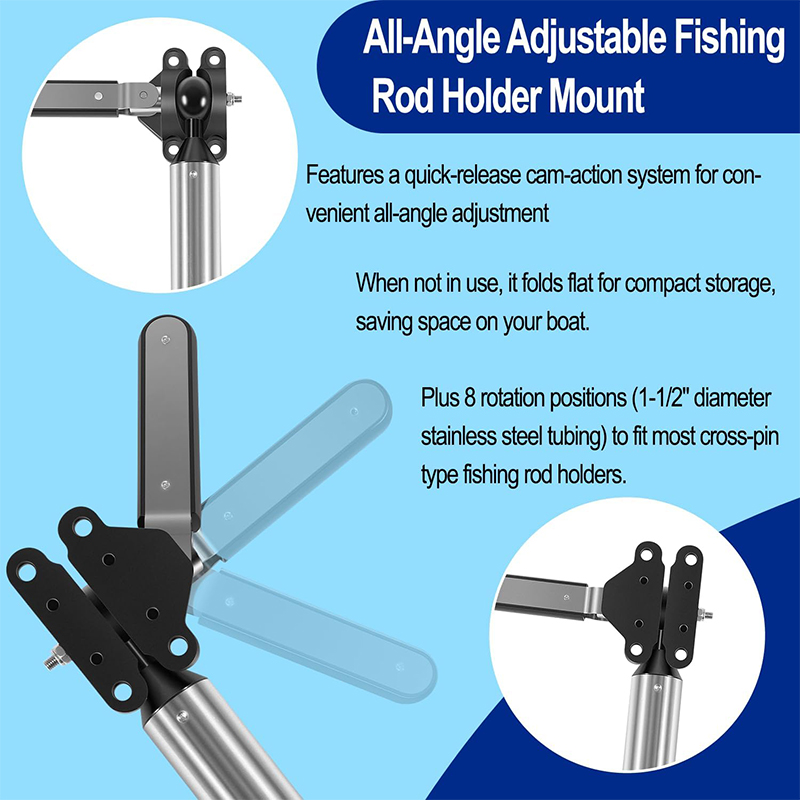 All-Angle Adjustable Fish Rod  - Fishing Rod Boat 리뷰 및 가격