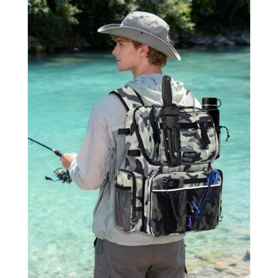 Fishing Backpack with Rod Hold - Fishing Rod Holder 리뷰 및 가격
