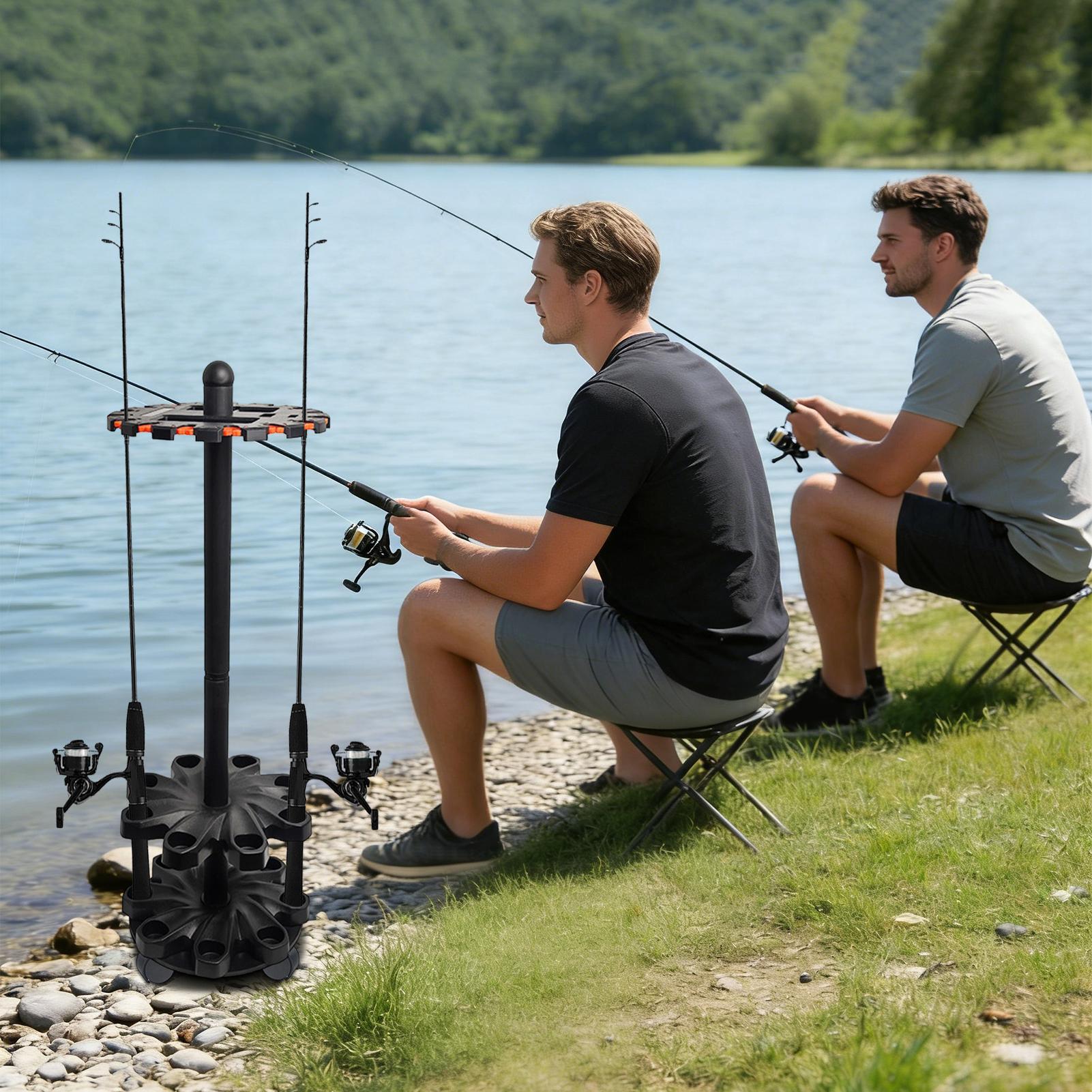 Fishing Rod Racks Angling Pole - Fishing Rod Rack 리뷰 및 가격