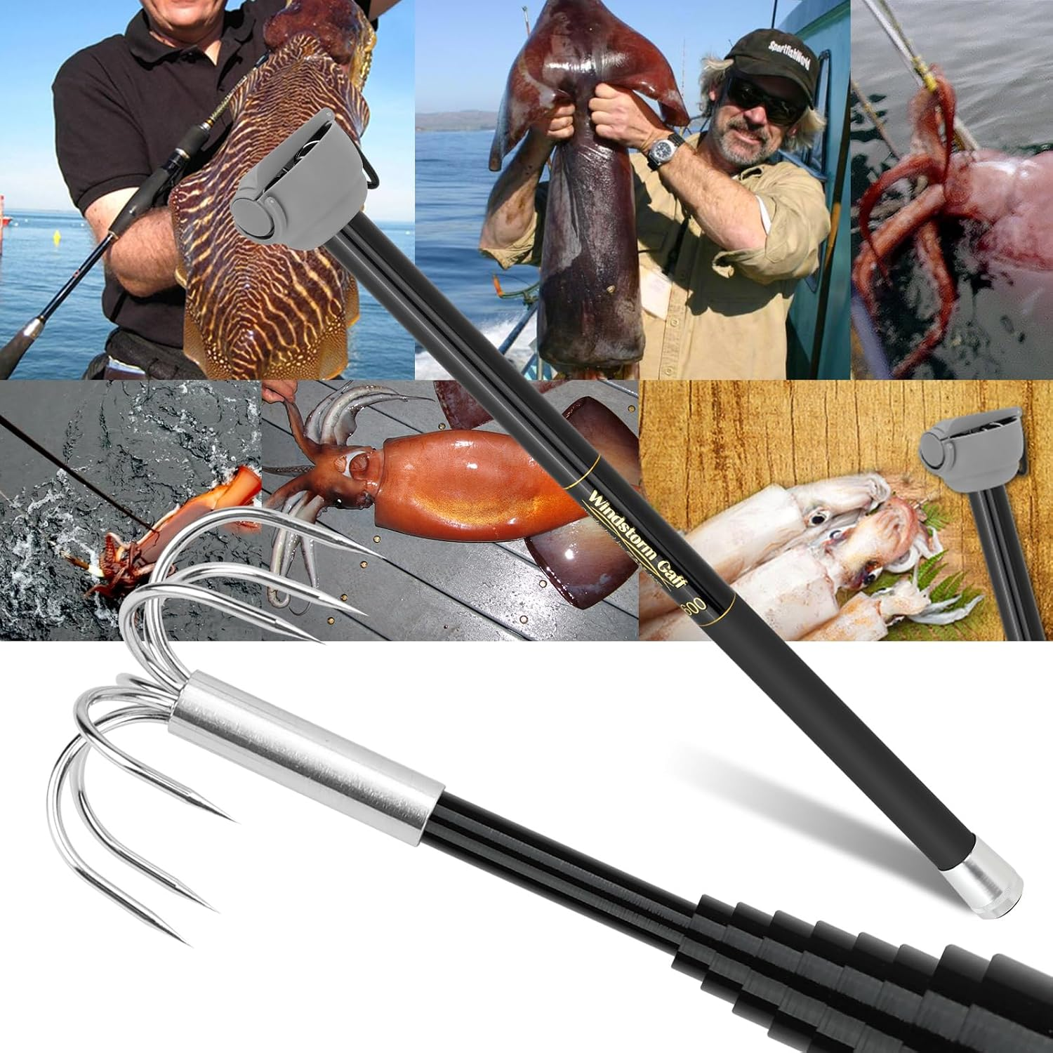 SANLIKE Fishing-Squid Gaff 3M/ - Fishing Rod Carbon Fiber 리뷰 및 가격