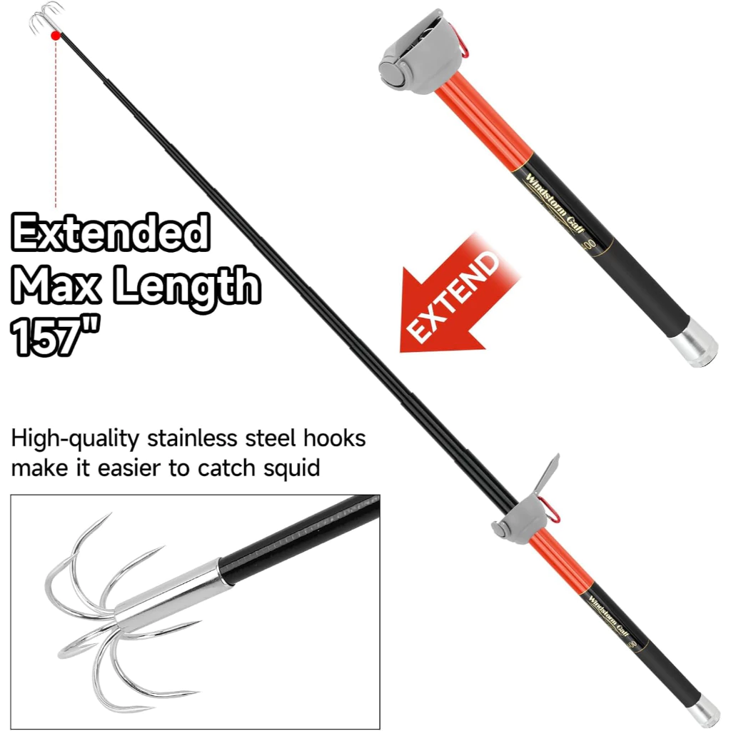 SANLIKE Fishing-Squid Gaff 3M/ - Fishing Rod Carbon Fiber 리뷰 및 가격