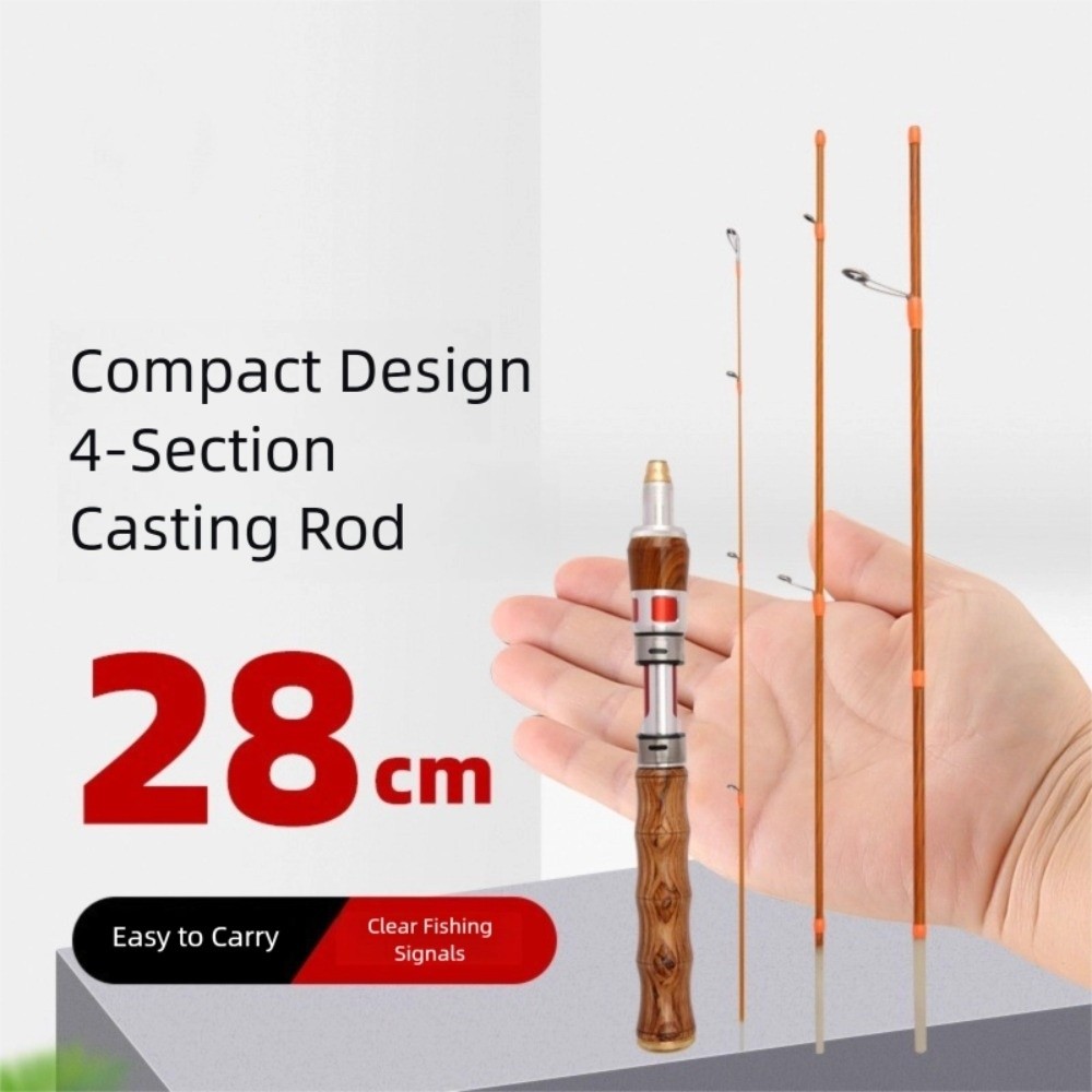 4 Sections Spinning Fishing Ro - Fishing Rod Ice 리뷰 및 가격