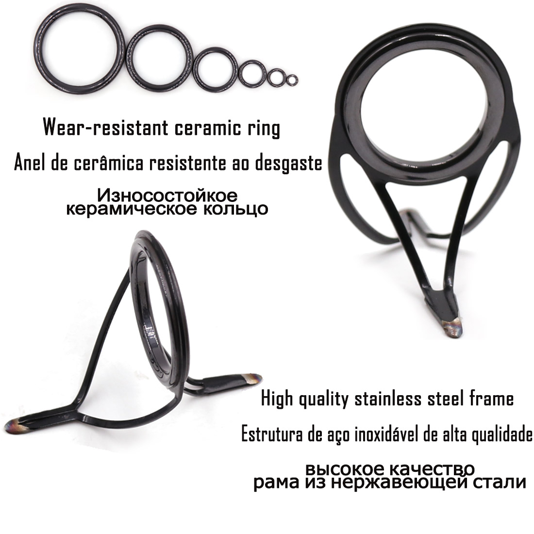 9KM OB Curved Rod Guide Kit 10 - Fishing Rod Guide Replacement 리뷰 및 가격