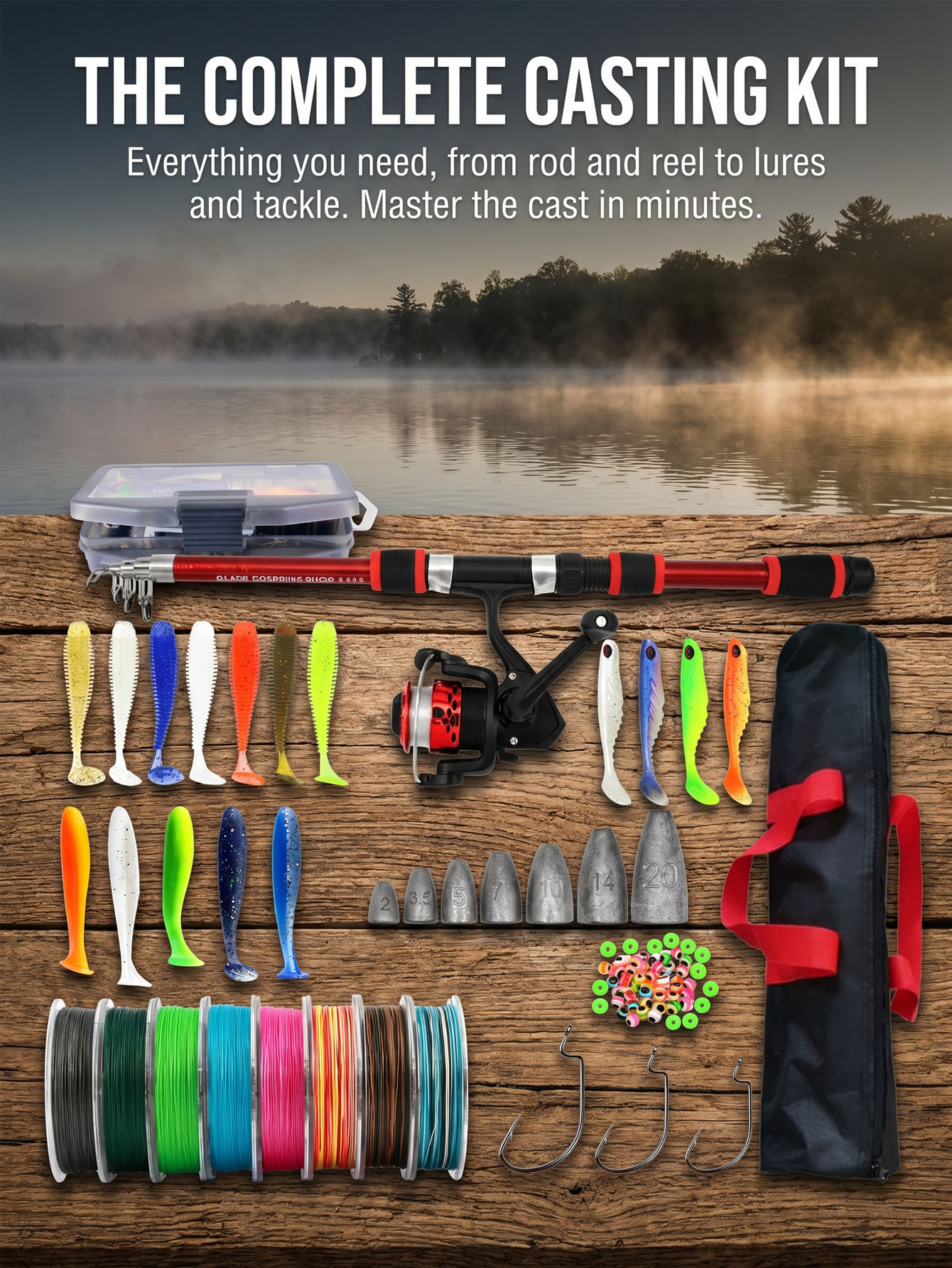 Fishing Rod Reel Combos Collap - Fishing Rod Combo 리뷰 및 가격