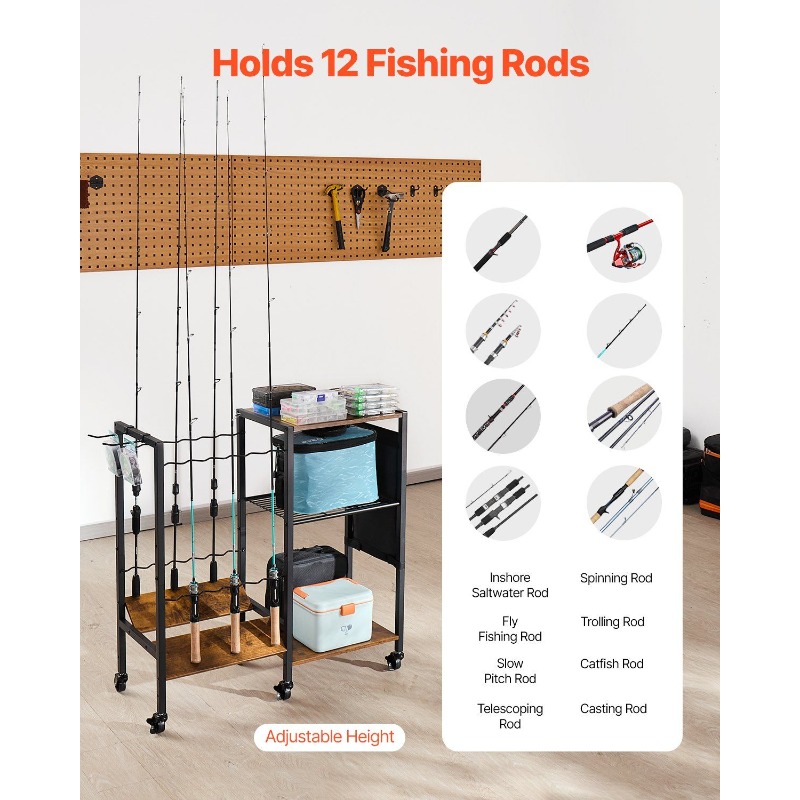 12 Pole Fishing Rod Holder Fis - Fishing Rod Holder 리뷰 및 가격