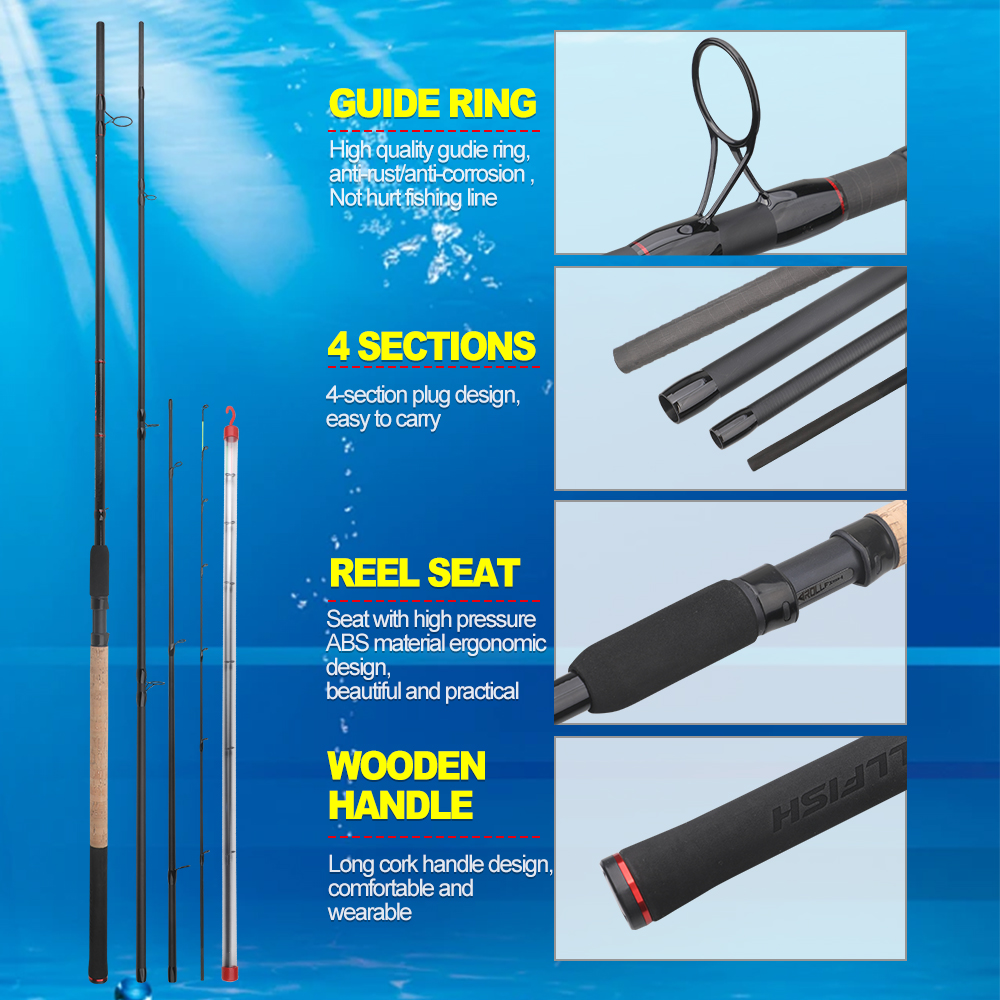 ROLLFISH 3.6m/3.9m Carbon Feed - Fishing Rod Tip Replacement 리뷰 및 가격