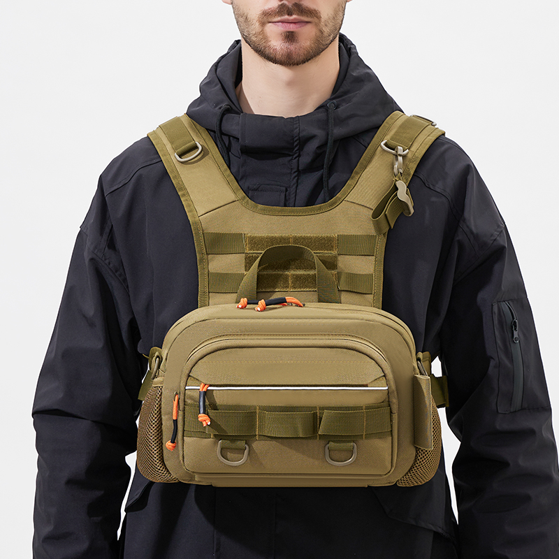 Men Chest Bag Tactical Fishing - Fishing Rod Holder 리뷰 및 가격