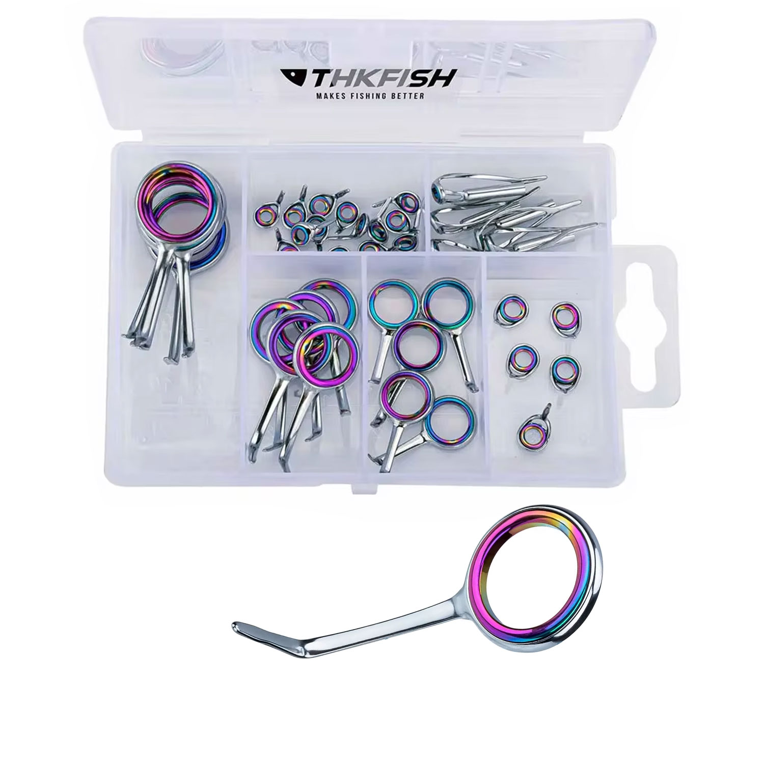 40pcs Colorful Fishing Rod Gui - Fishing Rod Tip Replacement 리뷰 및 가격