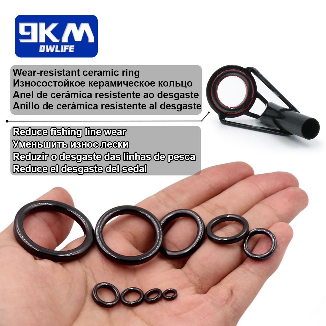 5Pcs Fishing Rod Tip Guides Re - Fishing Rod Tip Replacement 리뷰 및 가격